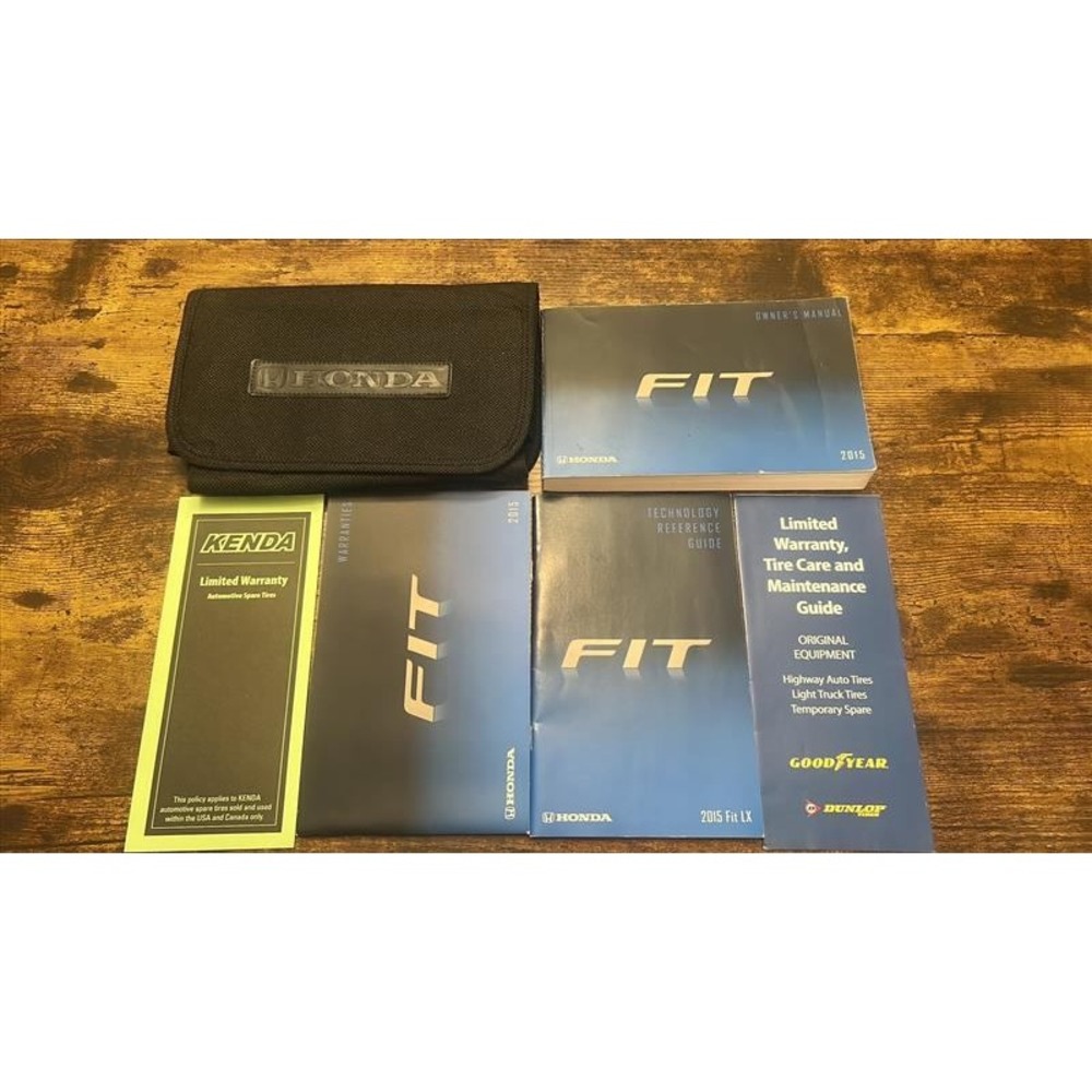 2015 Honda Fit Owners Manual Set with Case LX Technology Guide Warranty Booklets